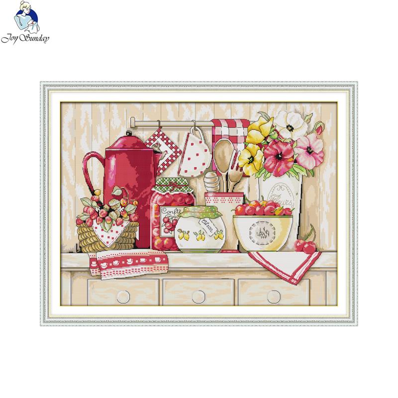 Embroidery Kitchen - Cozy kitchen Counted and stamped Cross