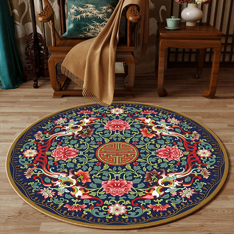 Embroidery Online Design - Chinese Style Flower Design Bedroom Decoration