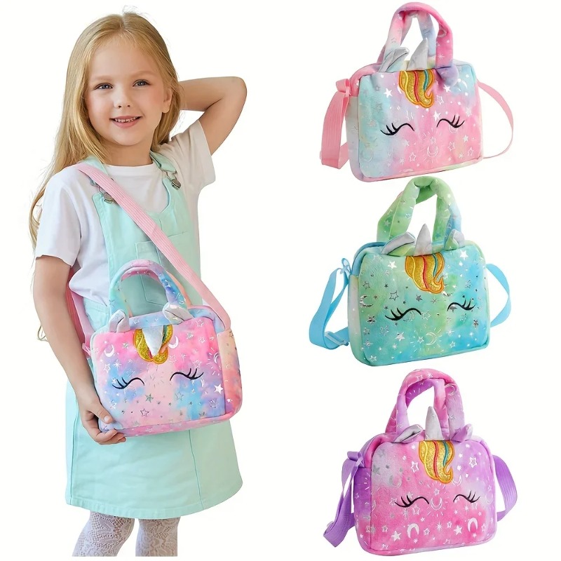 Embroidery Unicorn - Sweet Unicorn Handbags For Girls Lovely