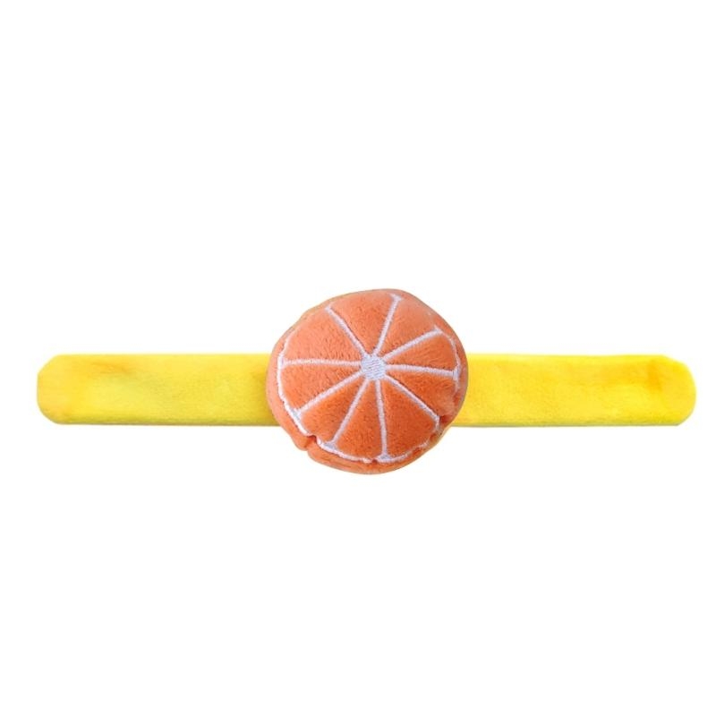 Embroidery Bracelet - Wrist Sewing Pincushions Chubby-fruit with Elastic