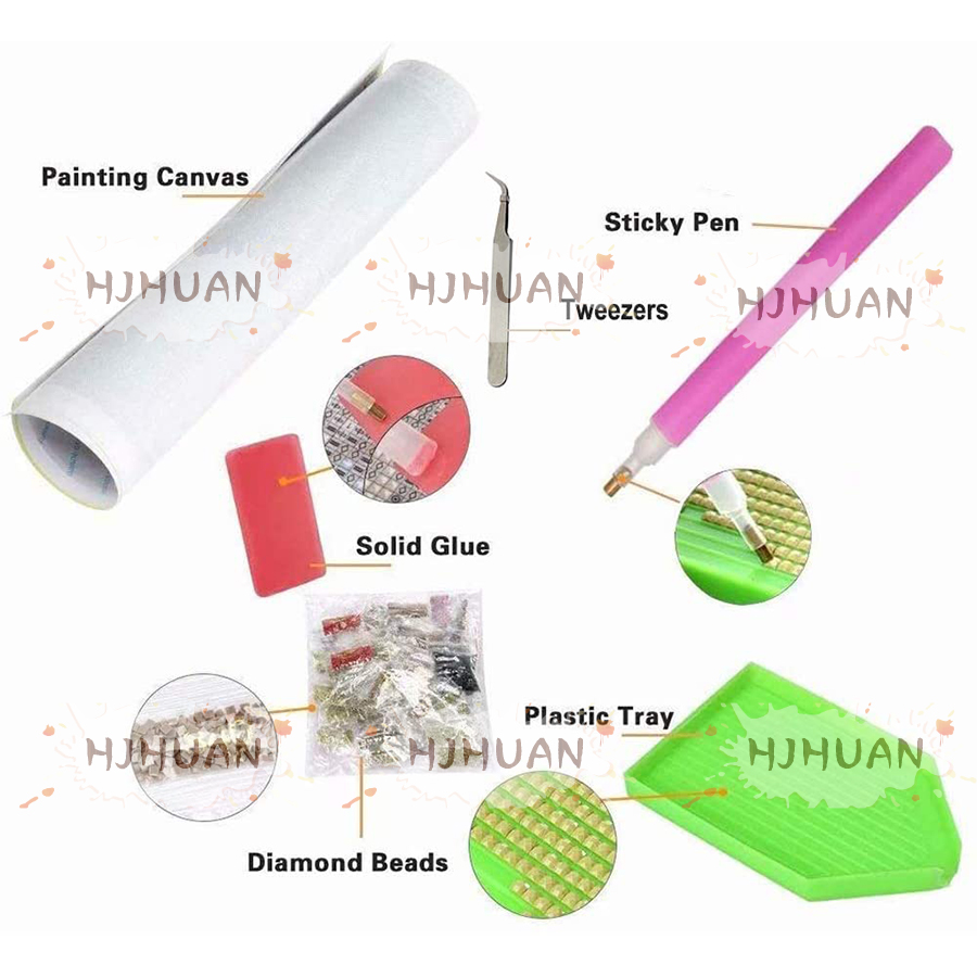 5pcs 5D Diy Diamond Painting T - Embroidery Hd Images ulasan dan harga