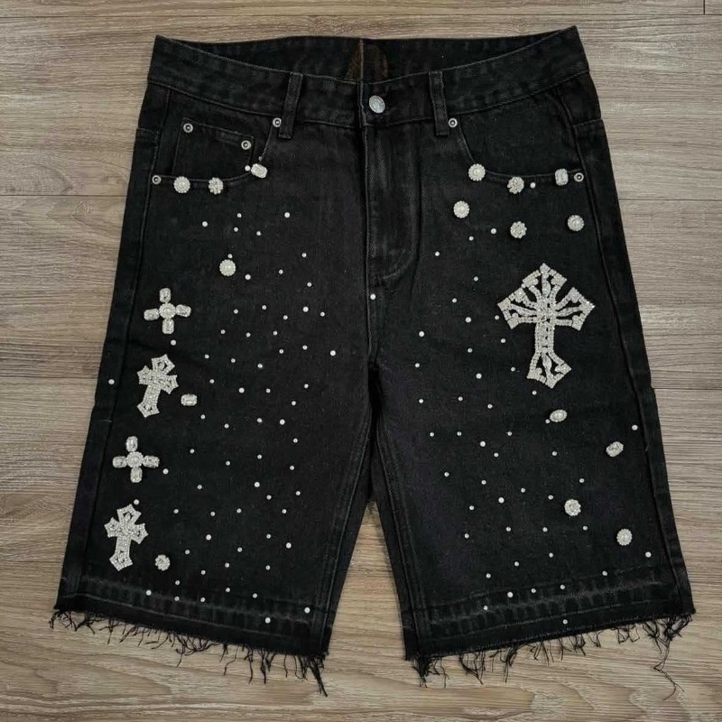 Deeptown Y2k Gothic Cross Diam - Embroidery Effect ulasan dan harga