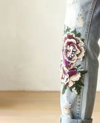 Women's Elegant Floral Embroid - Embroidery Effect ulasan dan harga