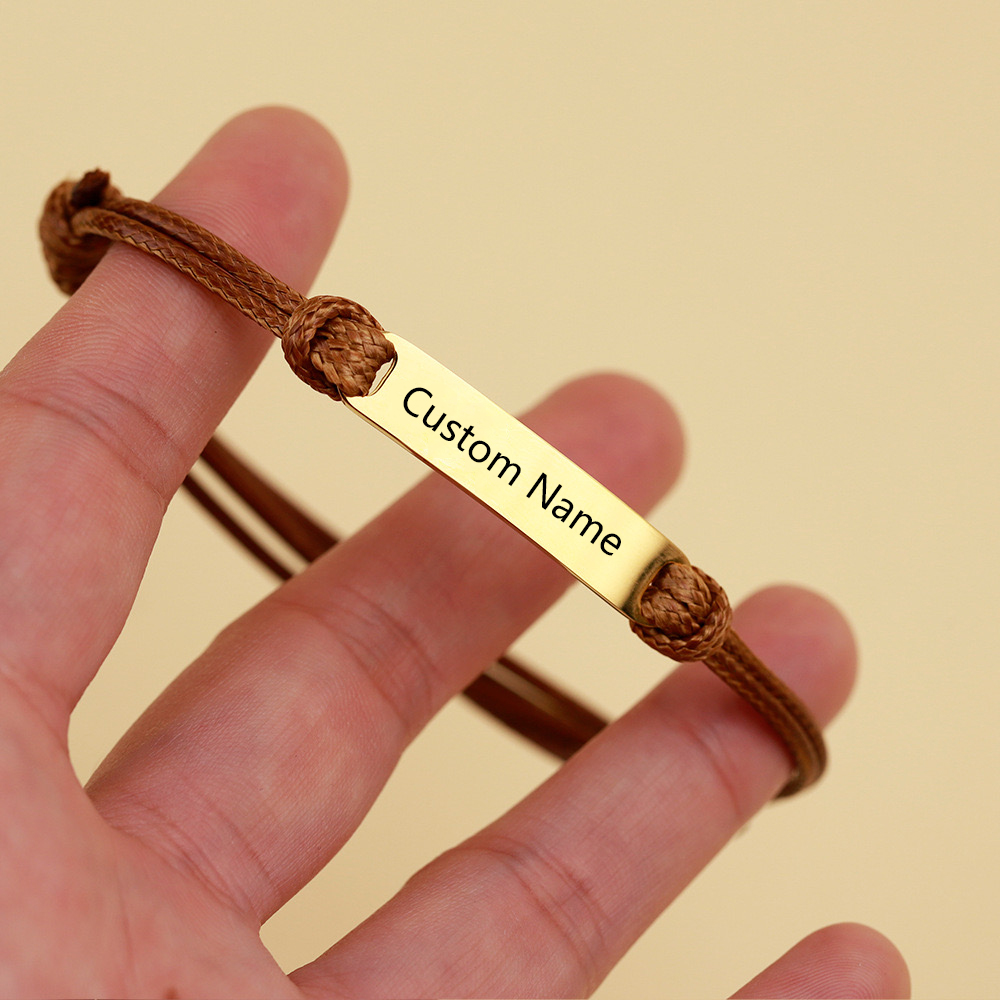 Custom Letter Name Bracelet Ha - Embroidery Alphabet ulasan dan harga
