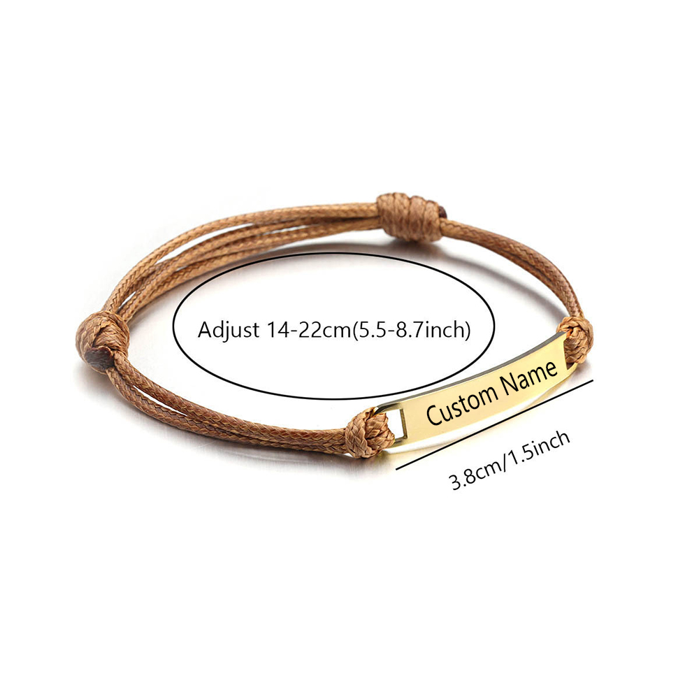 Custom Letter Name Bracelet Ha - Embroidery Alphabet ulasan dan harga
