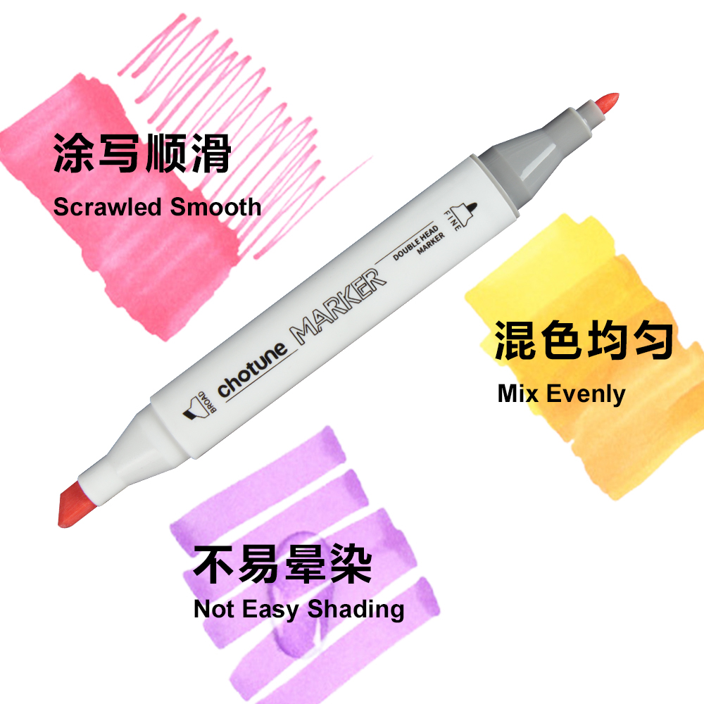 THOTUNE 12 Colors Warm Grey Co - Copic Marker Sketch ulasan dan harga