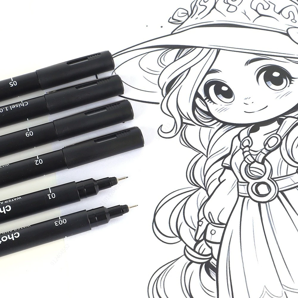 Black Micro Pens,15 Sizes,Wate - Copic Marker Sketch ulasan dan harga