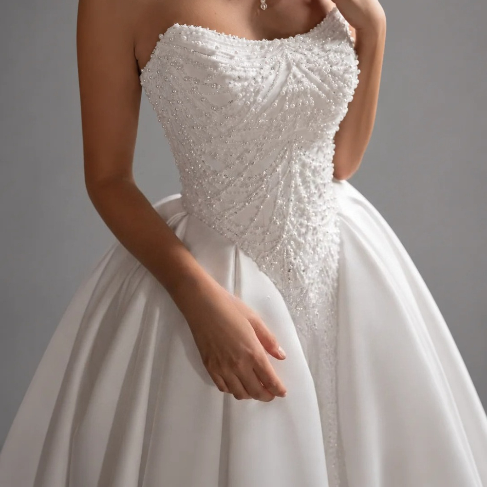 Customized Elegant Wedding Dre - Embroidery Online Design ulasan dan harga