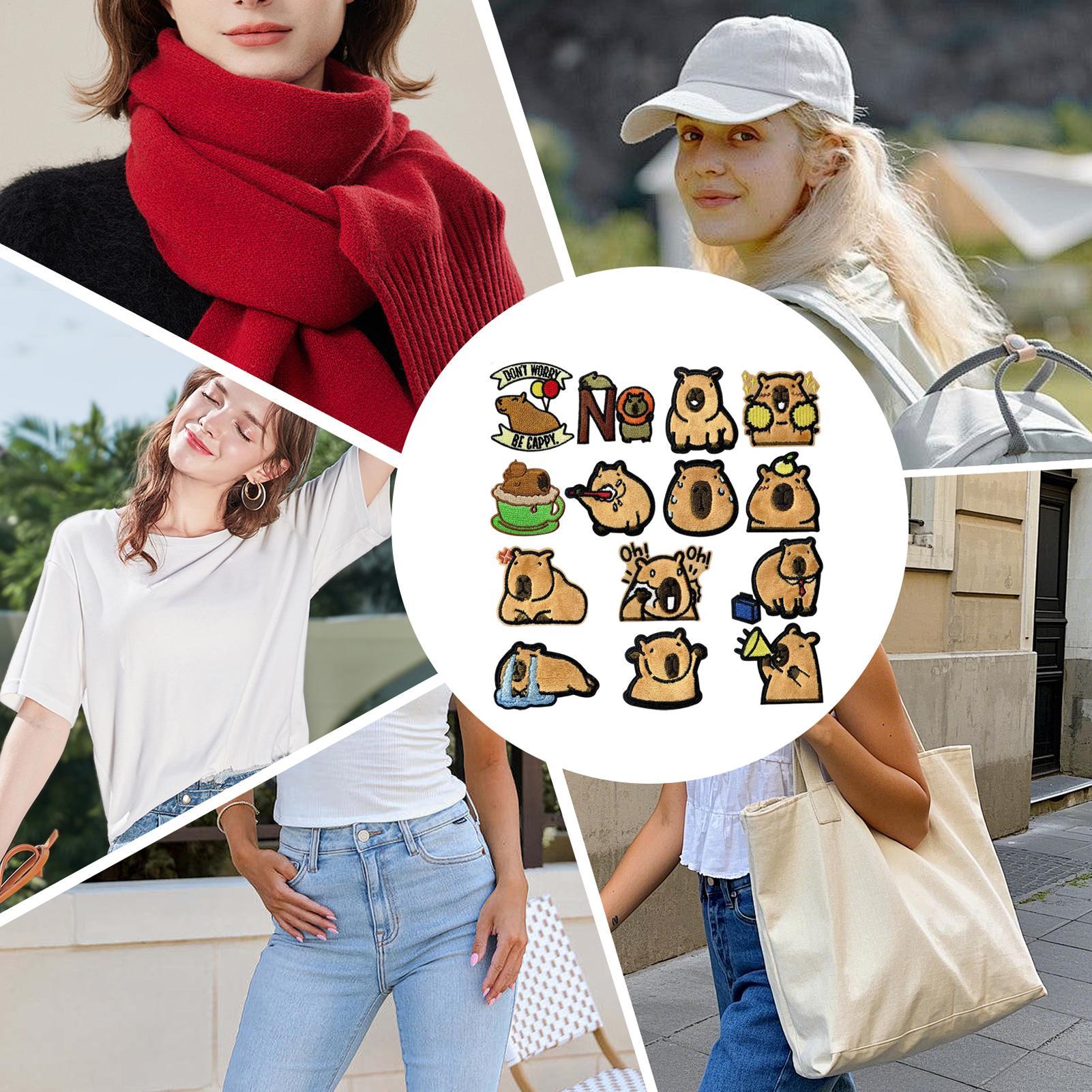 Iron On Patches Animals Capyba - Embroidery Backpack Kit ulasan dan harga