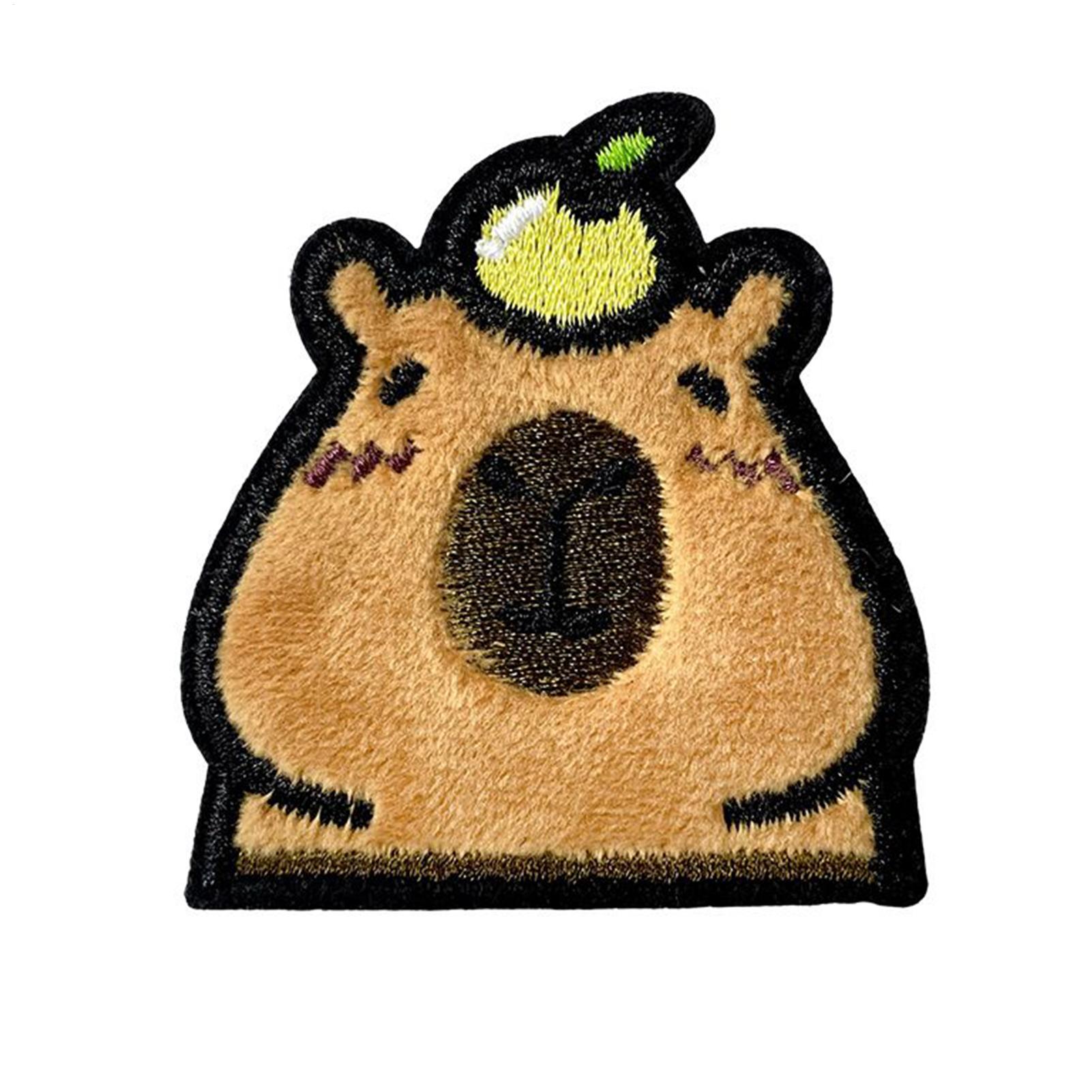 Iron On Patches Animals Capyba - Embroidery Backpack Kit ulasan dan harga