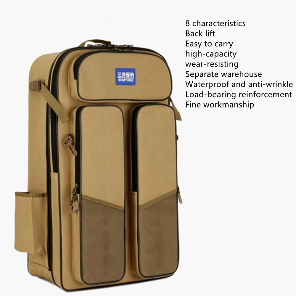 Waterproof Backpack Fishing Ta - Embroidery Backpack Kit ulasan dan harga