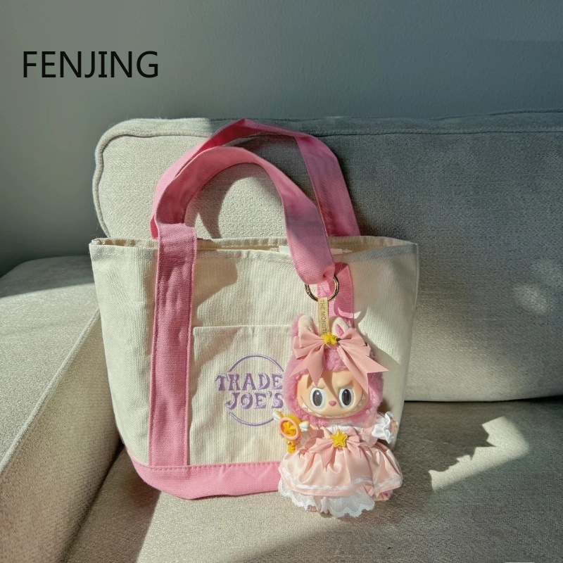 Fashion Canvas Shopping Bag Co - Embroidery Font ulasan dan harga