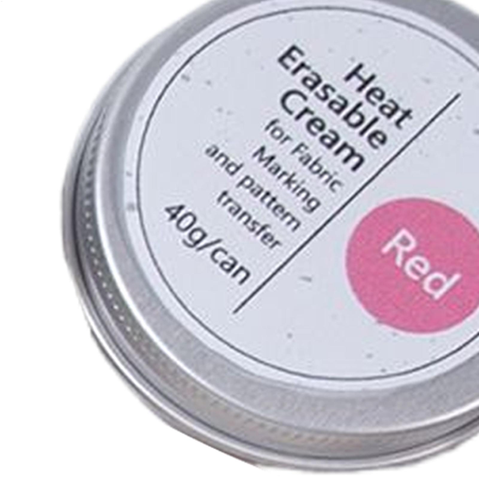 40g/can Heat Erasable Fabric C - Embroidery Cream ulasan dan harga