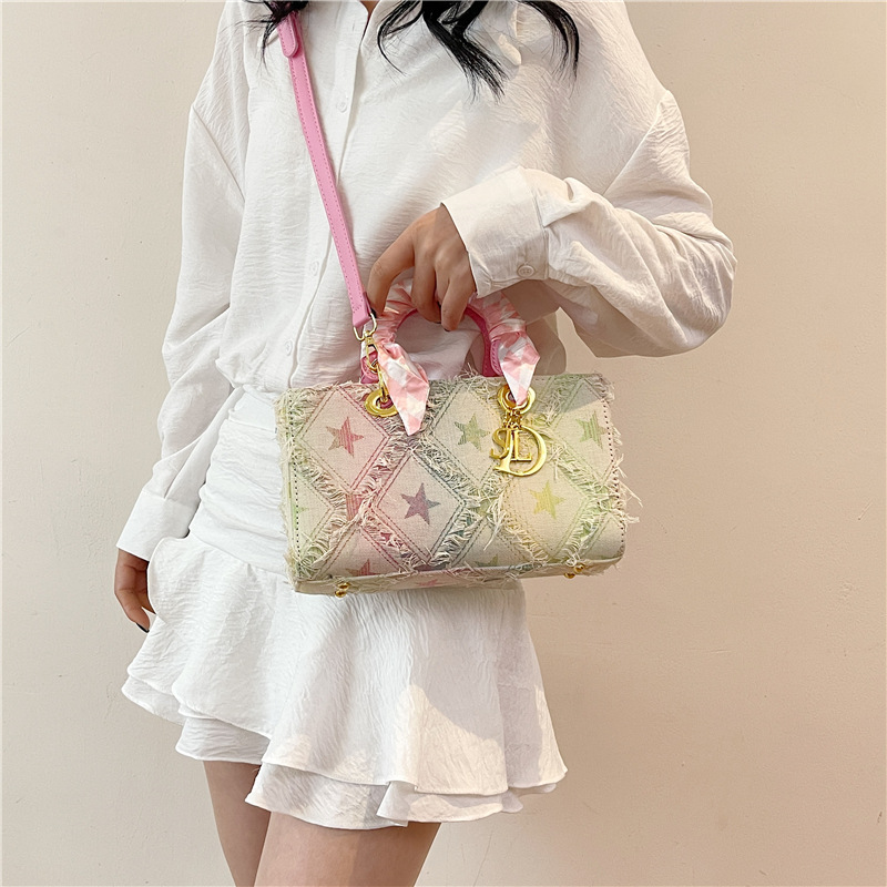Y2K Women's New Denim Star Han - Embroidery Font ulasan dan harga