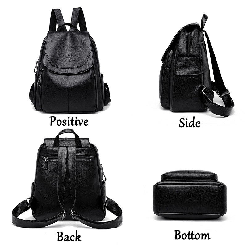 9 Color Women Soft Leather Bac - Embroidery Font ulasan dan harga