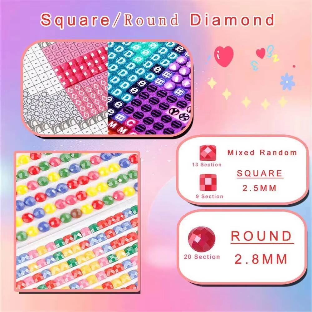 1pc frameless   Diamond Mosaic - Embroidery Roses ulasan dan harga