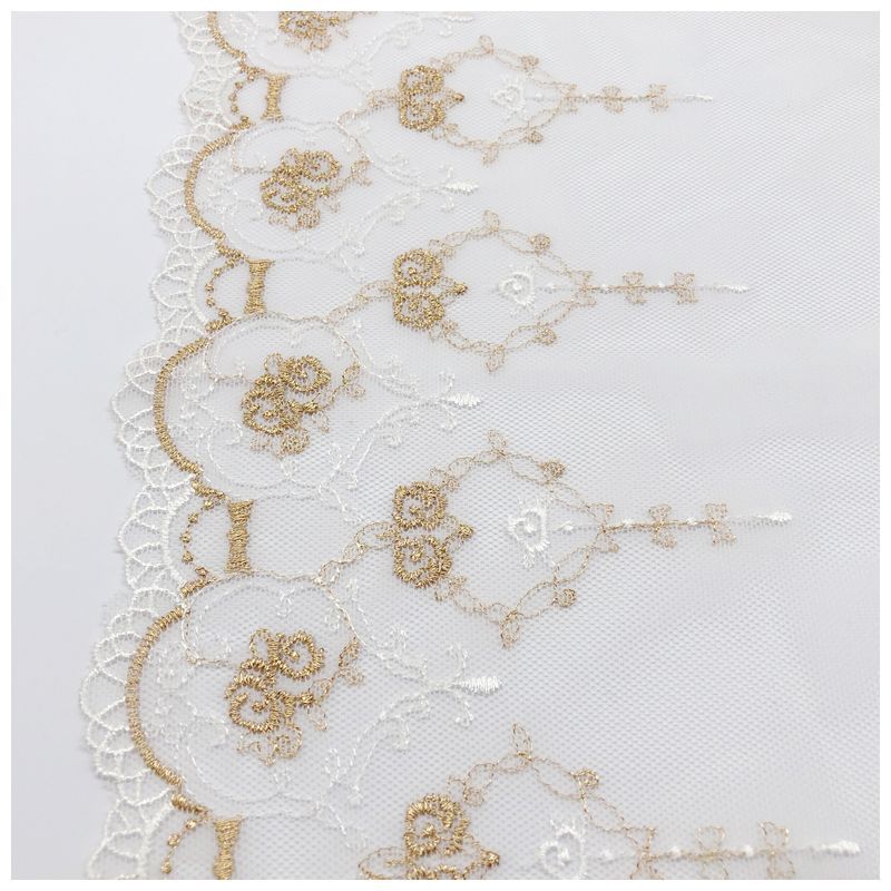16.2CM Width Mesh Embroidery G - Embroidery Roses ulasan dan harga