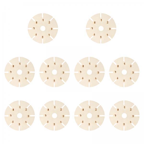 Kumihimo Disk Wooden Bracelet  - Embroidery Bracelet ulasan dan harga