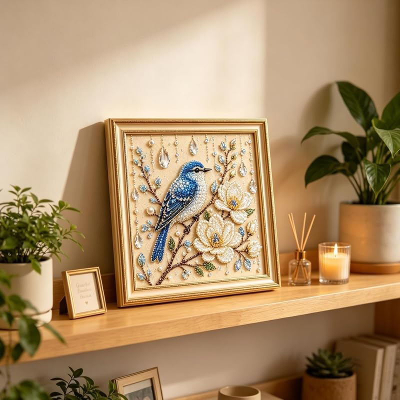Bird Pearl Art DIY Kit Cardina - Embroidery Beads ulasan dan harga