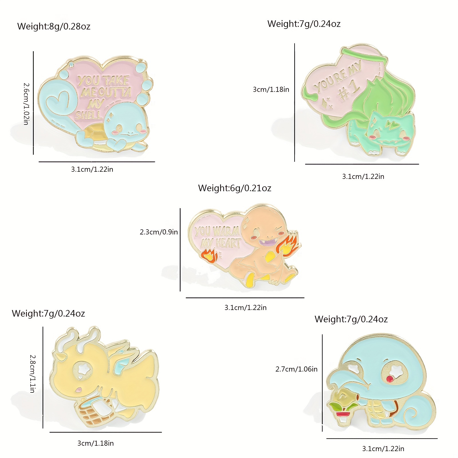 5 Pcs Cute Anime Brooch Person - Embroidery Reddit ulasan dan harga