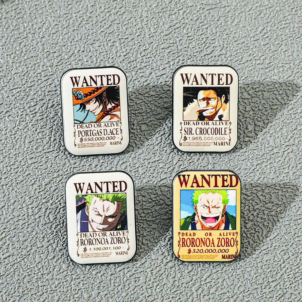 4 Pcs ONE PIECE Cartoon Anime  - Embroidery Reddit ulasan dan harga