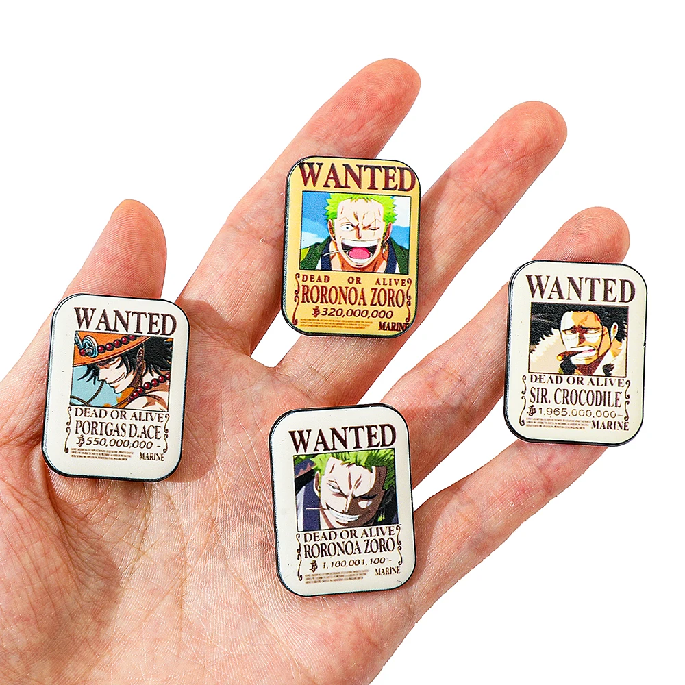 4 Pcs ONE PIECE Cartoon Anime  - Embroidery Reddit ulasan dan harga