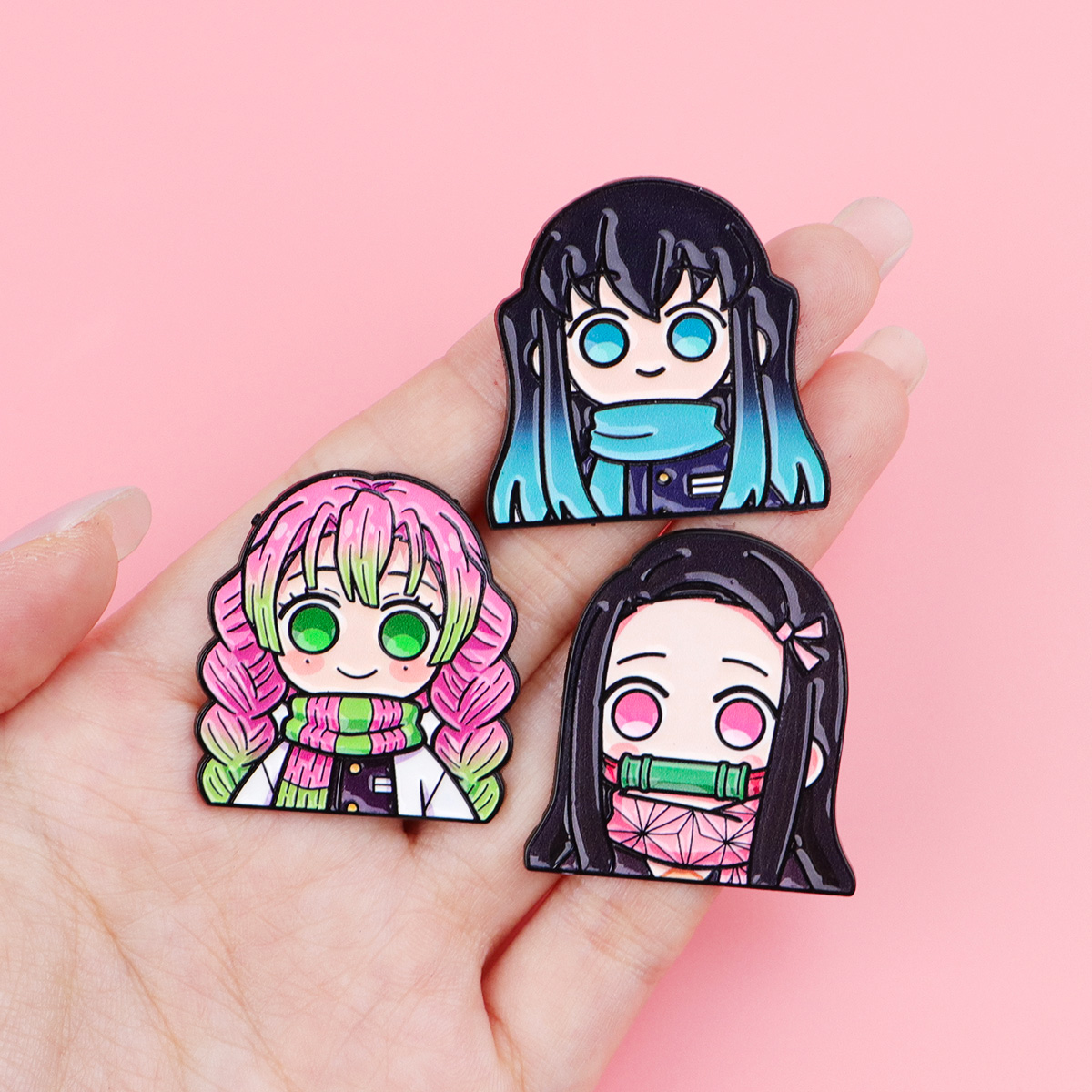 Cartoon Anime Enamel Pin Brooc - Embroidery Reddit ulasan dan harga