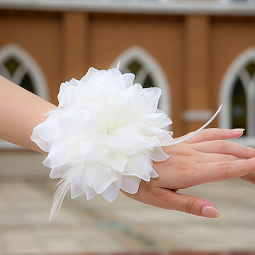 Bridal Wedding Party Flower He - Embroidery Bracelet ulasan dan harga