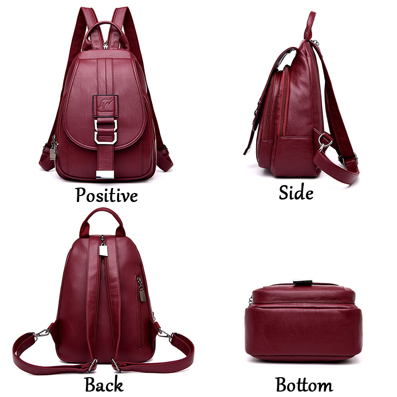 HOT 6 Color Women Backpacks Wo - Embroidery Font ulasan dan harga
