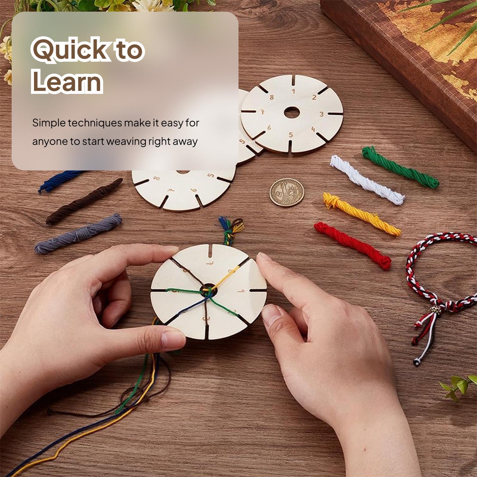 2-6pack Kumihimo Disk Crafts B - Embroidery Bracelet ulasan dan harga