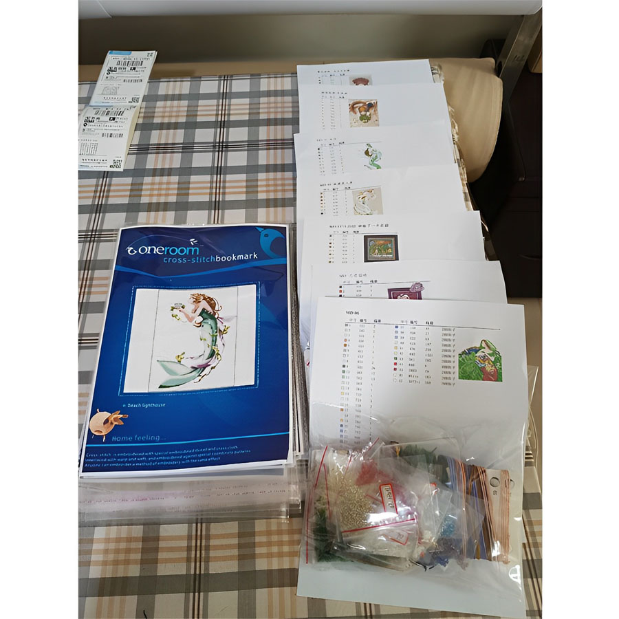 Cross stitch Kit 14CT 18CT 25C - Embroidery Backpack Kit ulasan dan harga