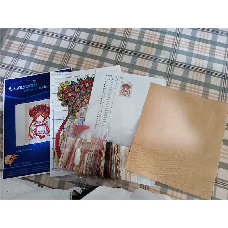 Cross stitch Kit 14CT 18CT 25C - Embroidery Backpack Kit ulasan dan harga