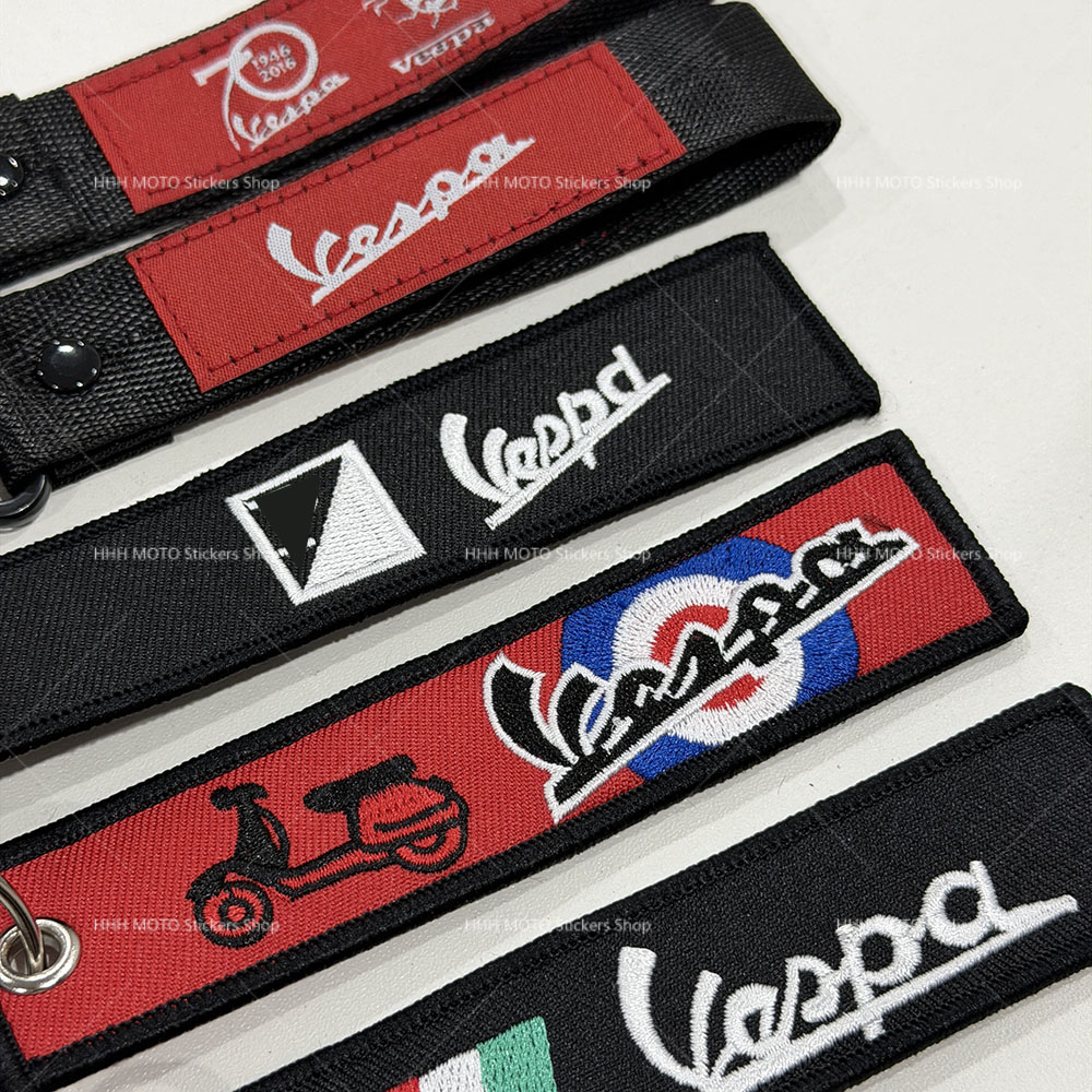Car Keychain for Vespa Double- - Embroidery Backpack Kit ulasan dan harga