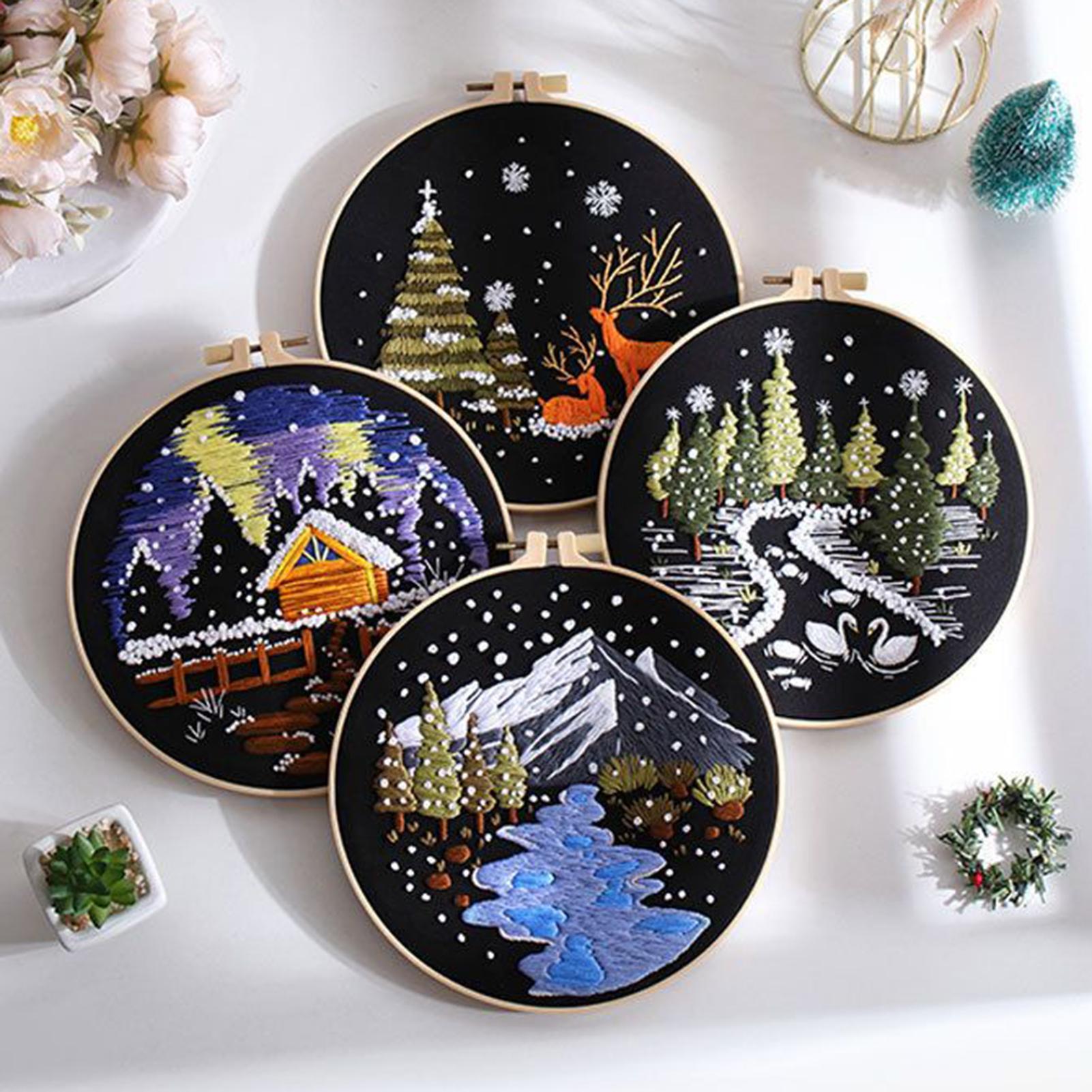 Christmas Embroidery Kit Easy  - Embroidery Kitchen ulasan dan harga