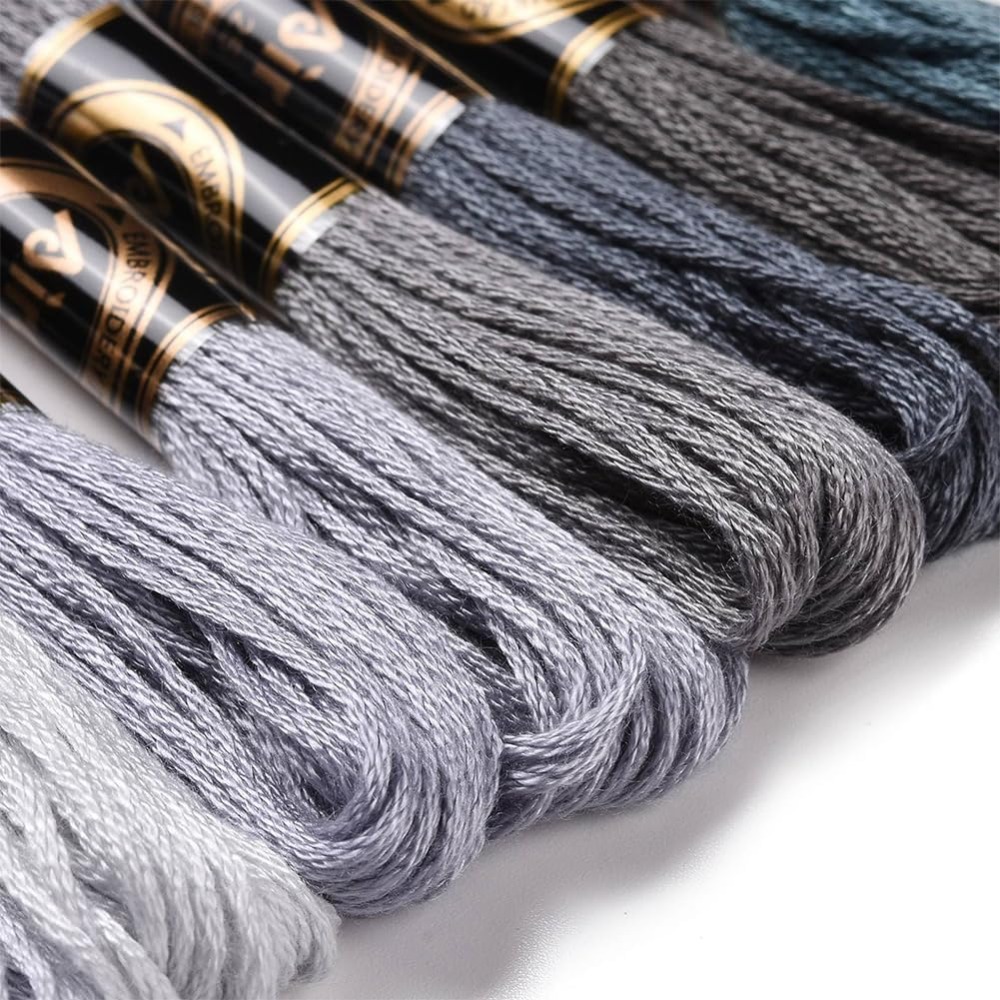 8 Skeins 70 Yards Grey Friends - Embroidery Bracelet ulasan dan harga