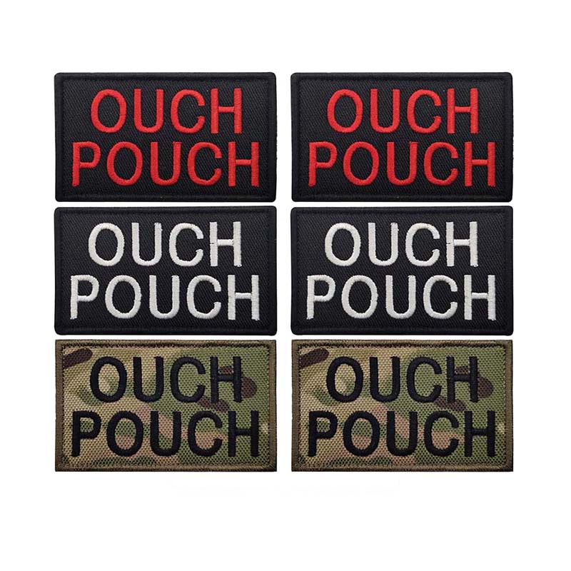 8*5CM OUCH POUCH / Letter Patc - Embroidery Backpack Kit ulasan dan harga