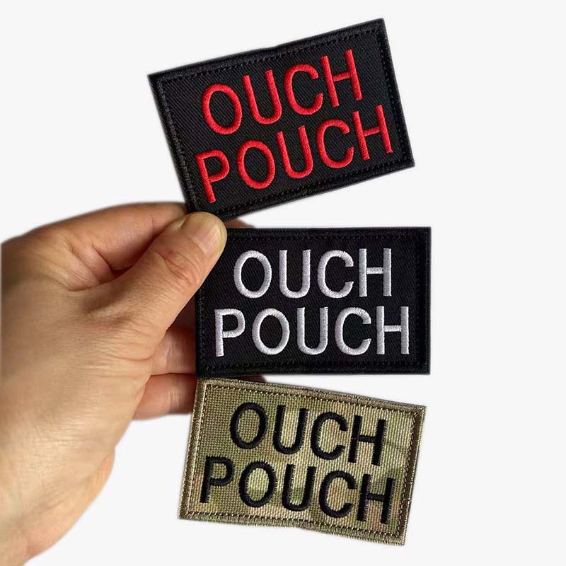8*5CM OUCH POUCH / Letter Patc - Embroidery Backpack Kit ulasan dan harga