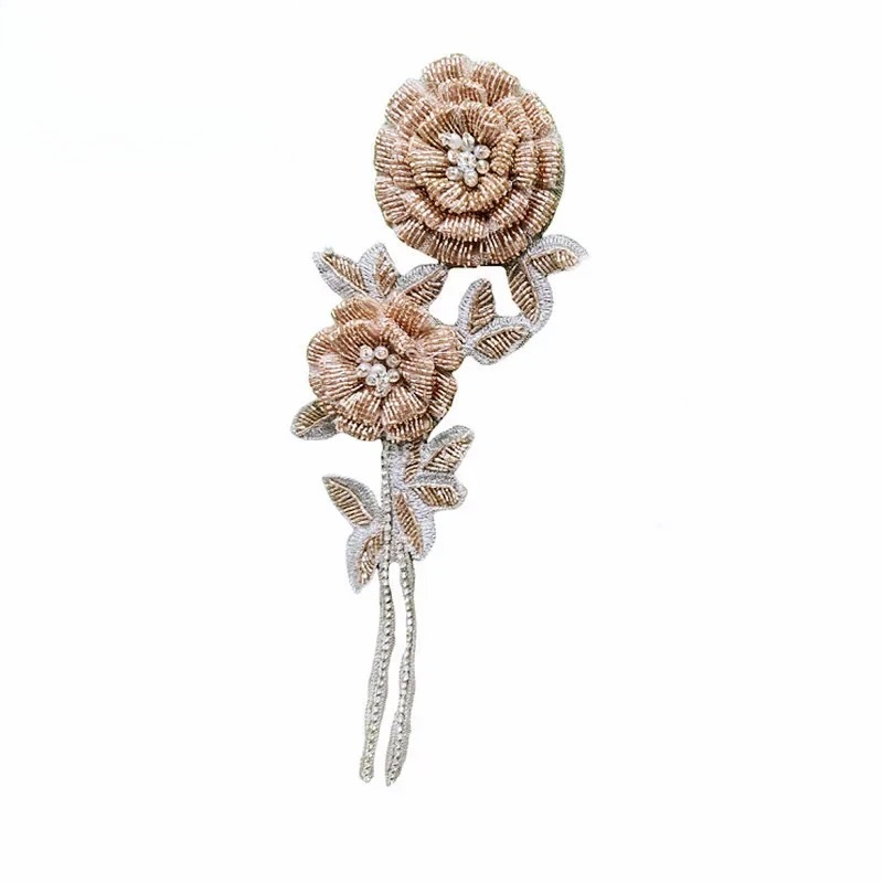 NEW Multicolor Handmade Beaded - Embroidery Roses ulasan dan harga