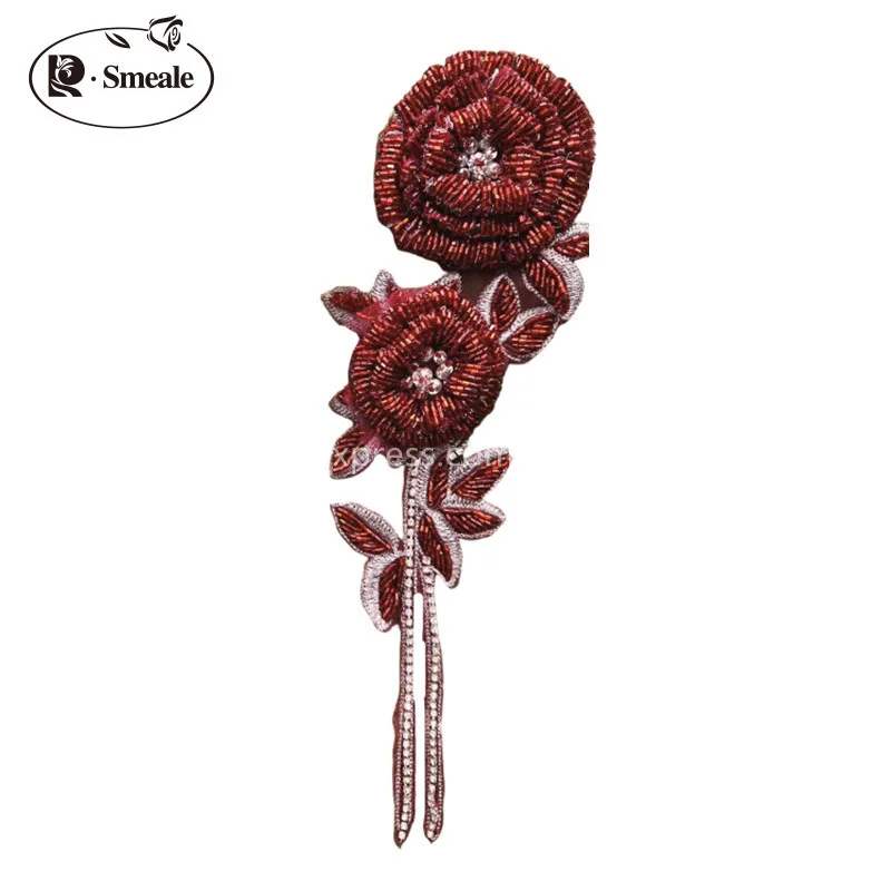 NEW Multicolor Handmade Beaded - Embroidery Roses ulasan dan harga