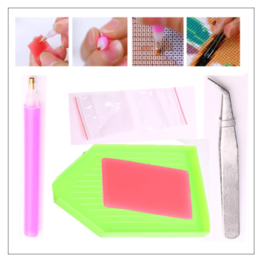 5D Diy Diamond Painting Kitche - Embroidery Kitchen ulasan dan harga