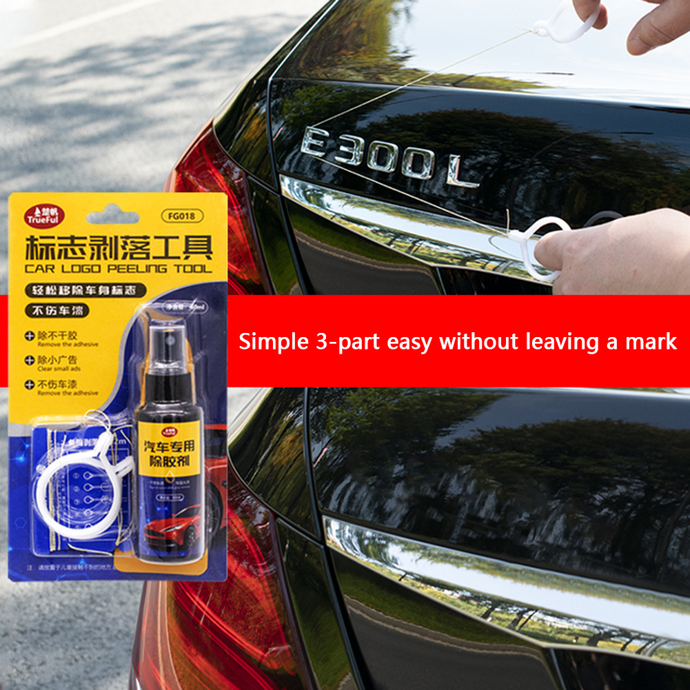 Car Logo Remover Kit Universal - Embroidery Alphabet ulasan dan harga