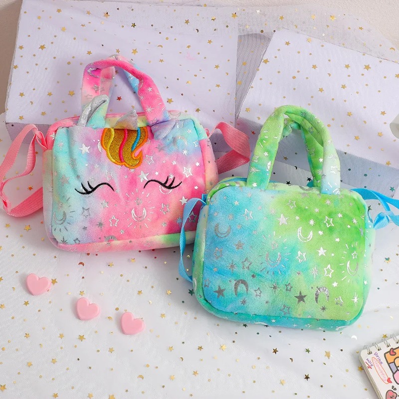 Sweet Unicorn Handbags For Gir - Embroidery Unicorn ulasan dan harga