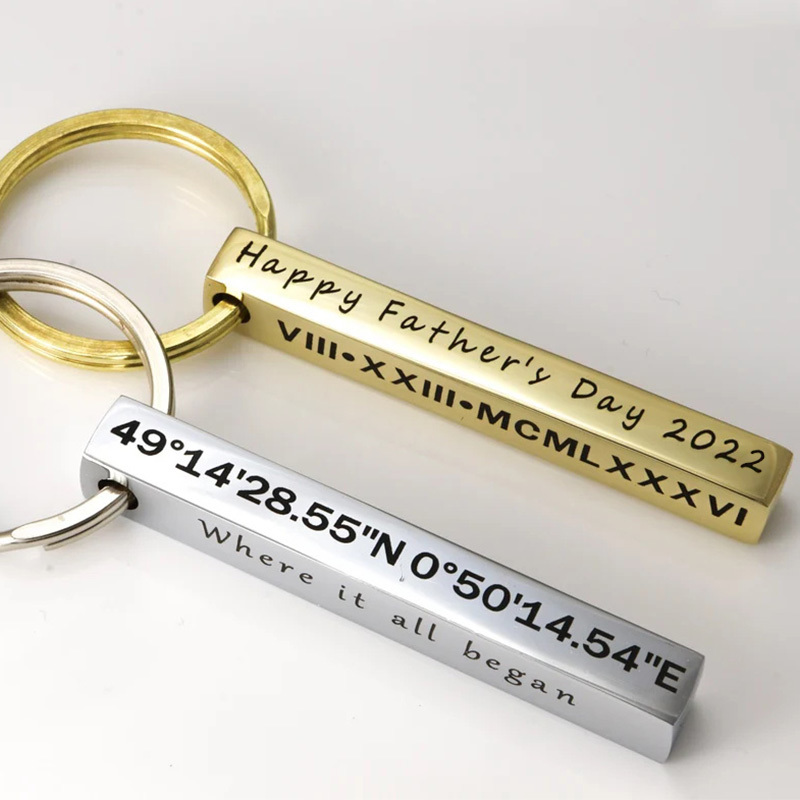 Vnox Personalize Keychains, Cu - Embroidery Alphabet ulasan dan harga