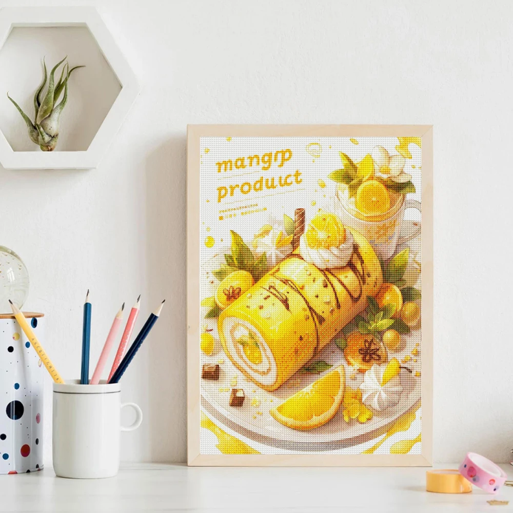 DIY Landscape Diamond Painting - Embroidery Kitchen ulasan dan harga