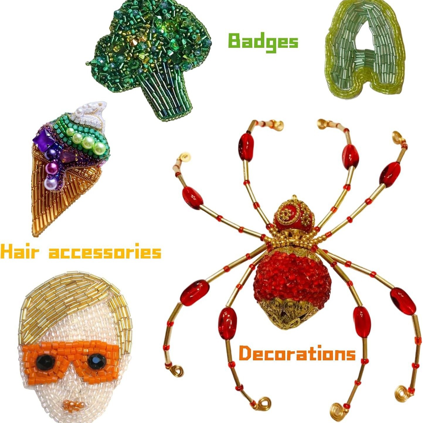 About 6720Pcs/Box 7mm 28 Color - Embroidery Beads ulasan dan harga