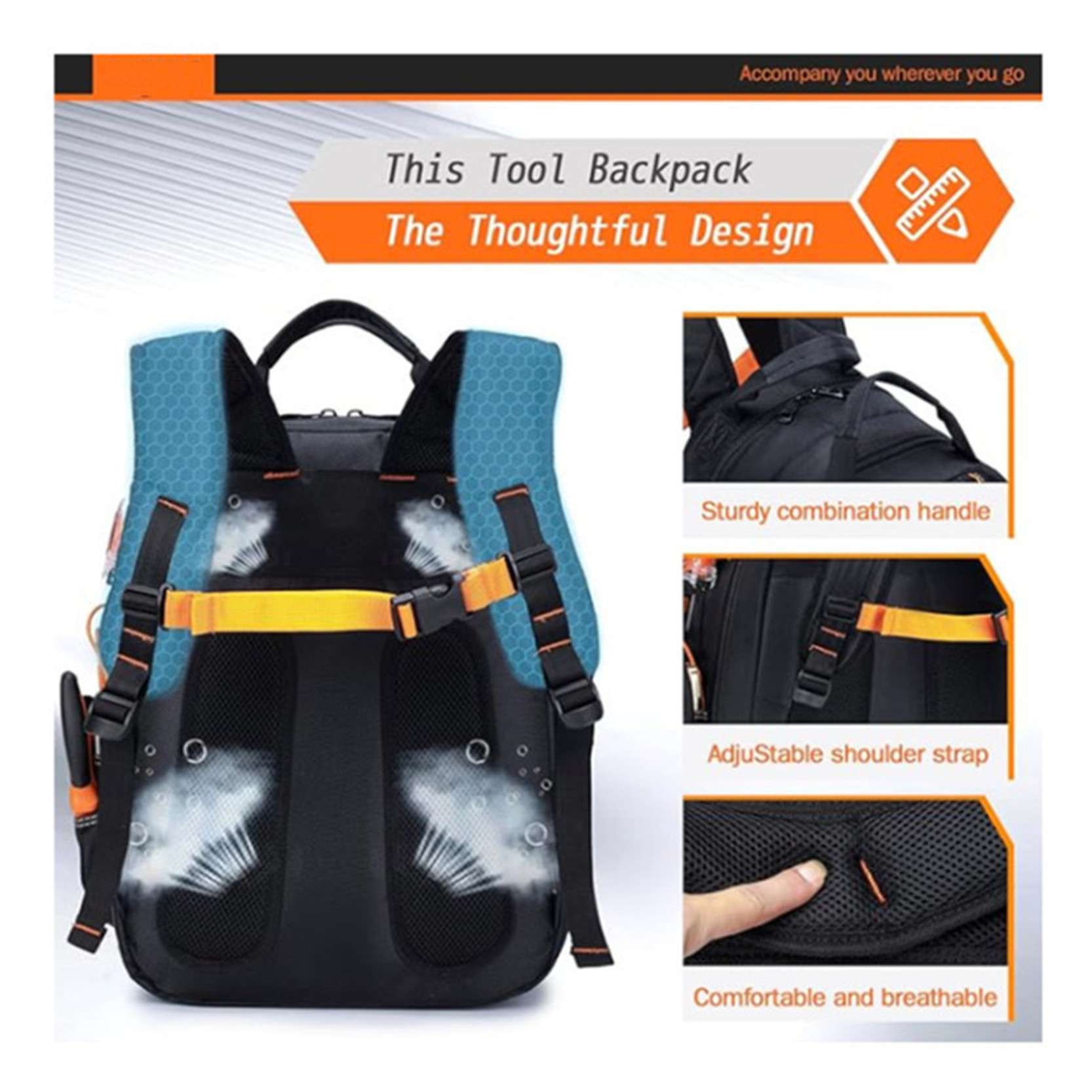 Thickened Wear Resistant Backp - Embroidery Backpack Kit ulasan dan harga