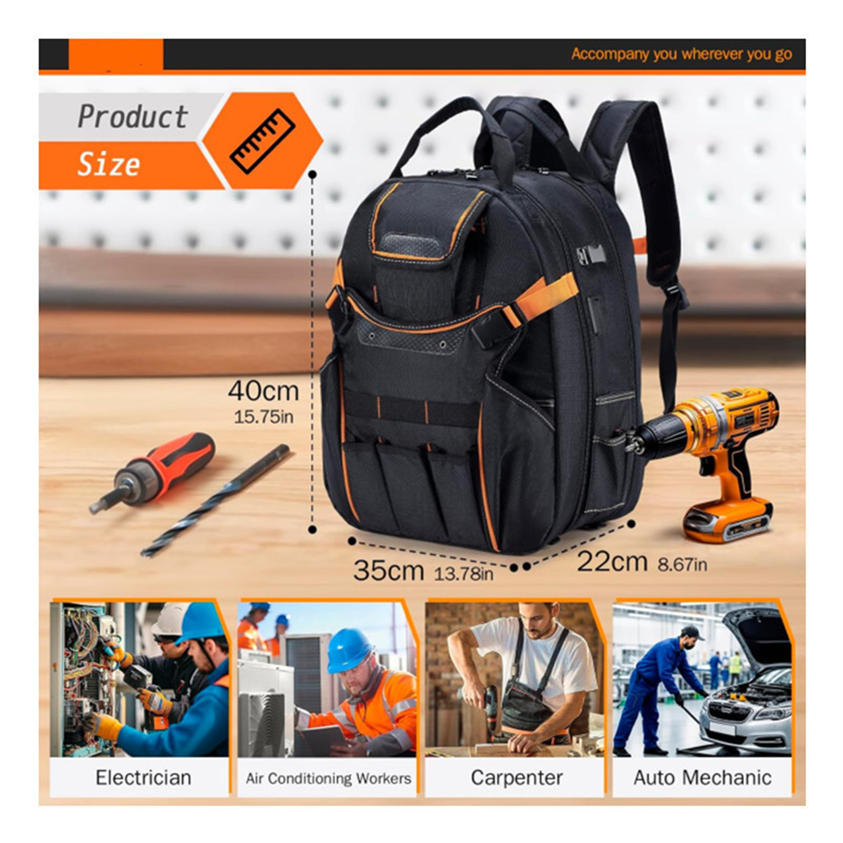 Thickened Wear Resistant Backp - Embroidery Backpack Kit ulasan dan harga