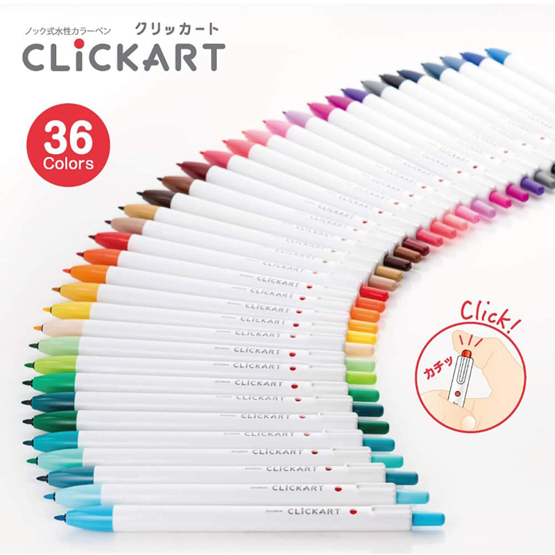 6/12/36/48Colors ZEBRA Clickar - Zebra Pen Sarasa ulasan dan harga