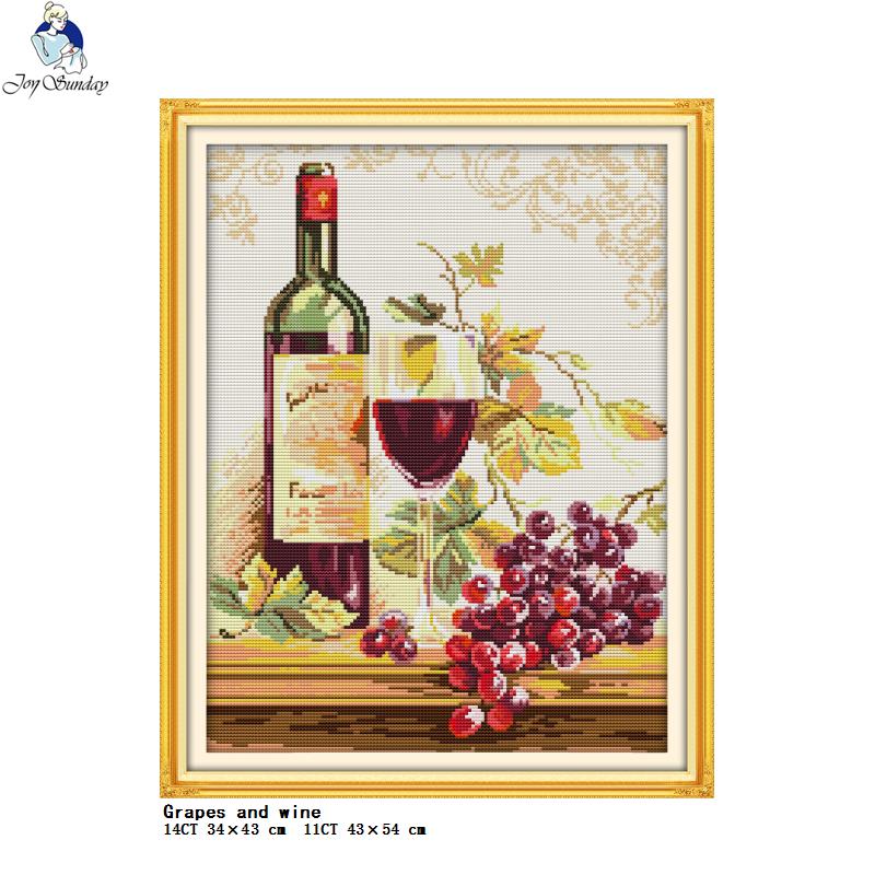 Wine and Bottle Collection Pri - Embroidery Kitchen ulasan dan harga