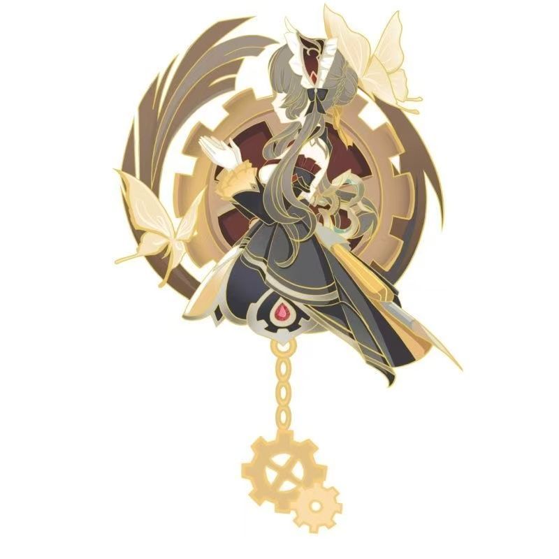 Steampunk Anime Girl Enamel Br - Embroidery Bracelet ulasan dan harga